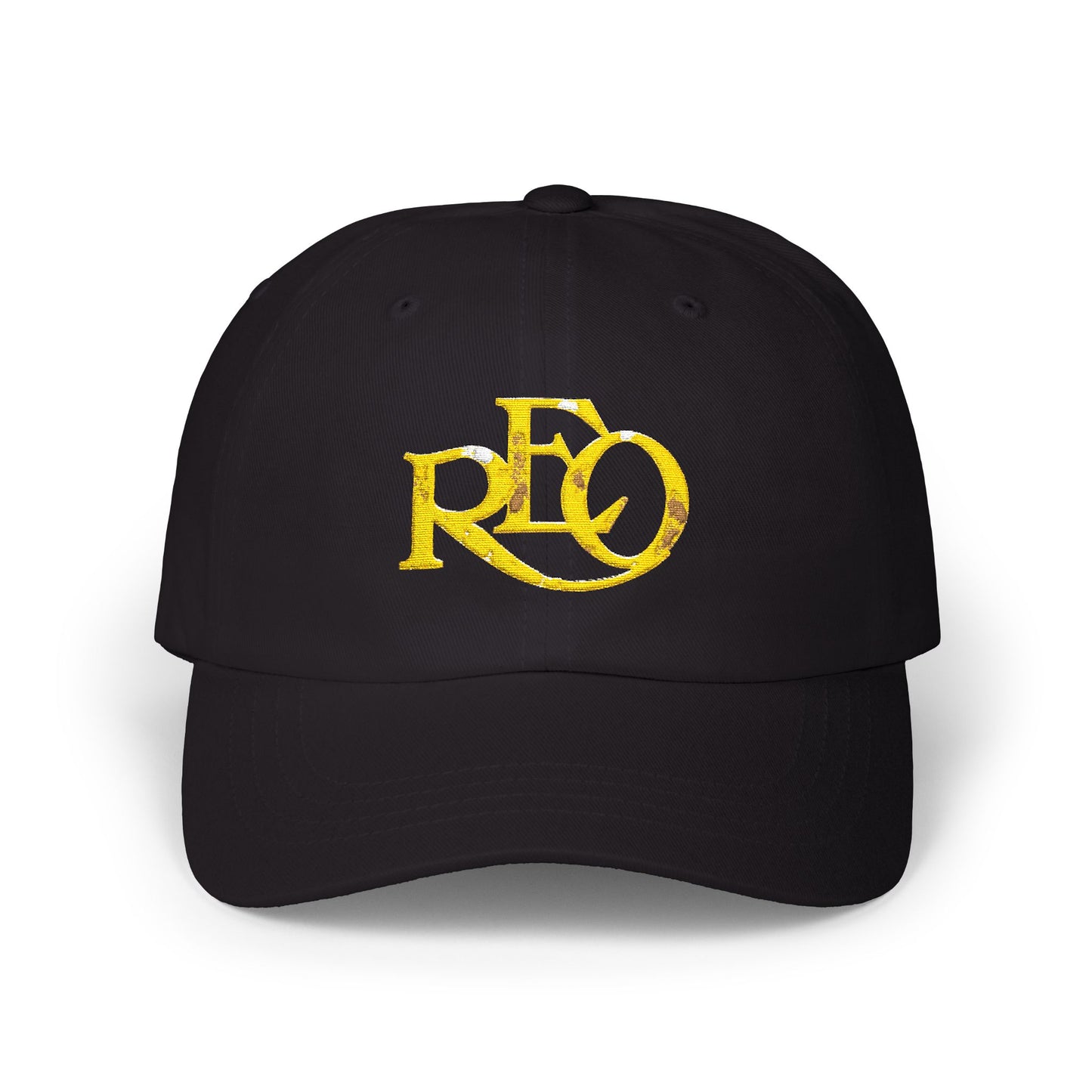 REO Motor Car Co. Vintage Logo Dad Cap — Embroidered Classic Baseball Hat