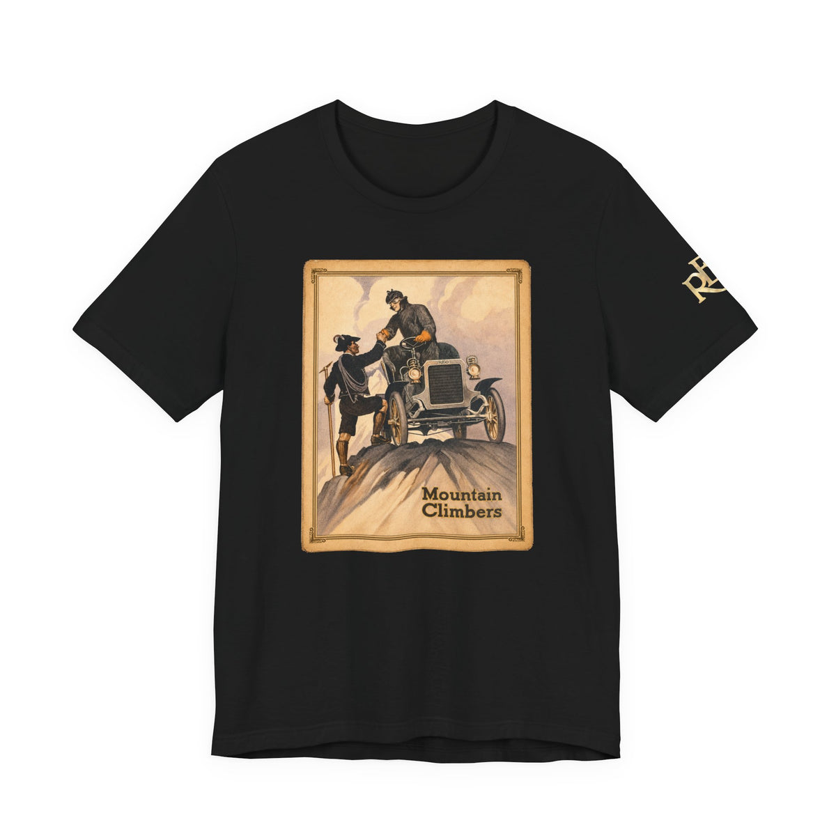 REO Mountain Climbers Vintage Tee — Unisex Soft Short Sleeve Tee