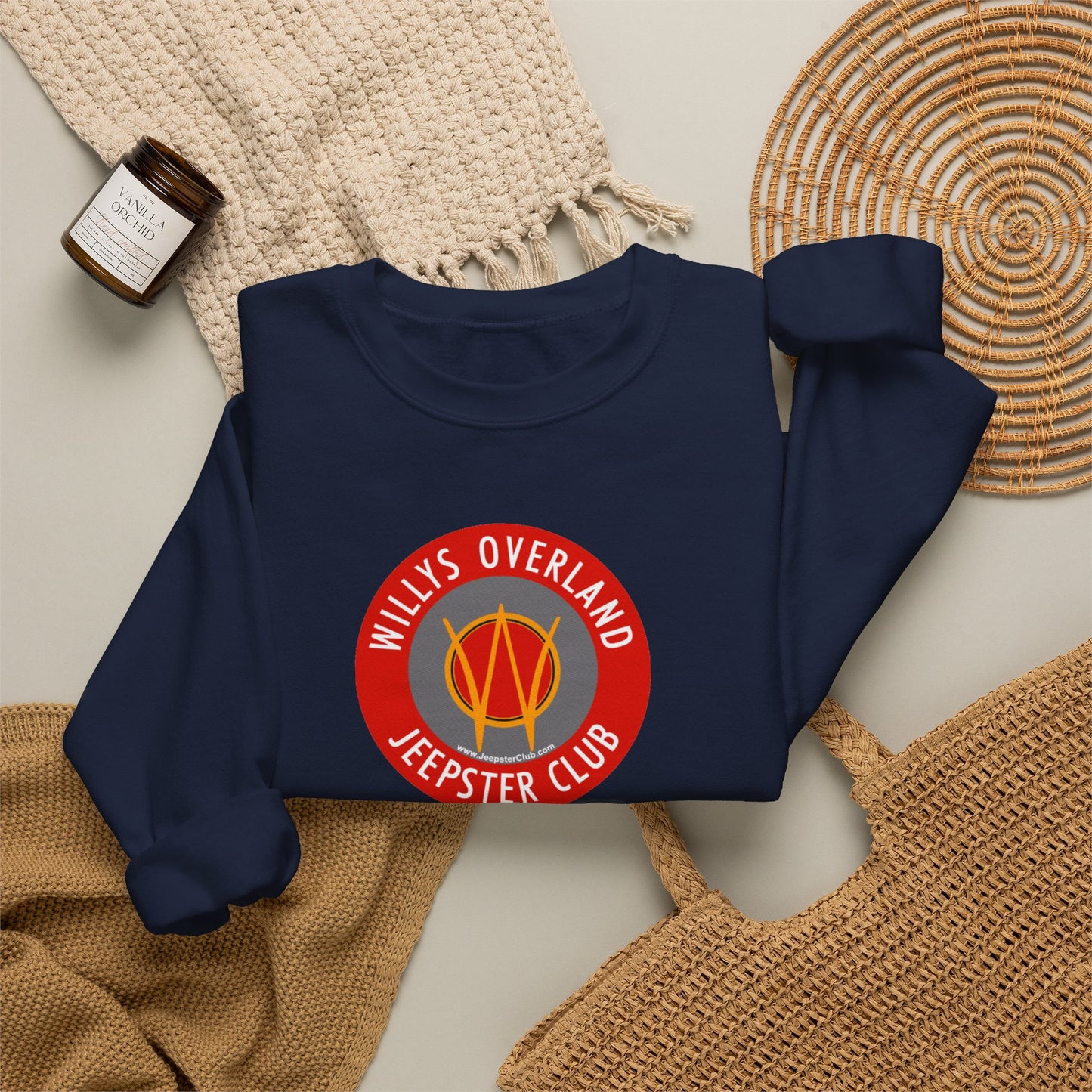 Willys Overland Jeepster Club Sweatshirt - Unisex Heavy Blend™ Crewneck Sweatshirt