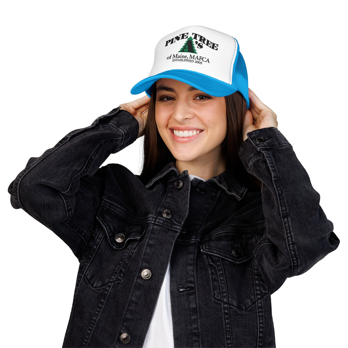 Pine Tree A's of Maine, MAFCA Foam Printed Trucker Hat