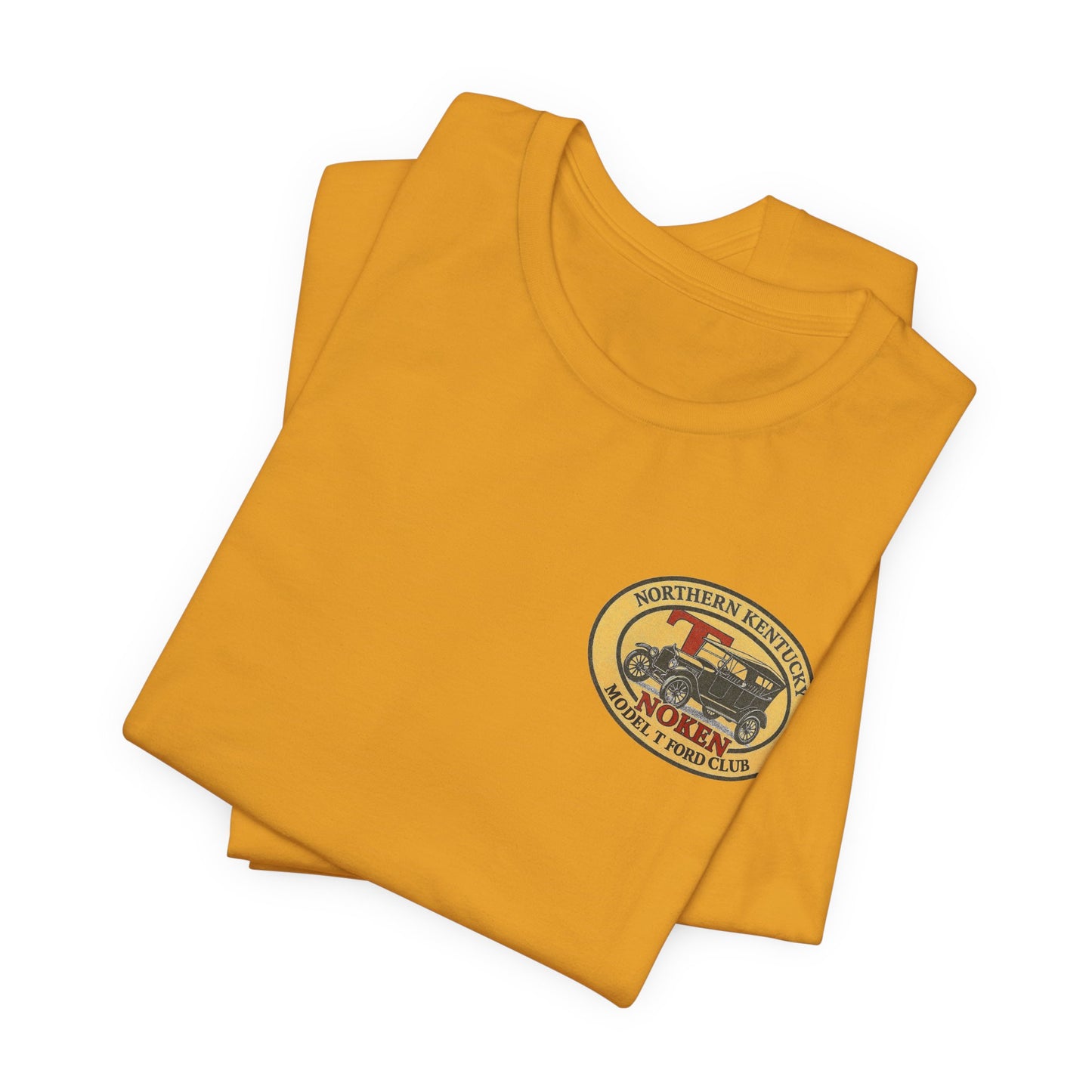 Northern Kentucky NOKEN Vintage Car T-Shirt — Front and Back Logos