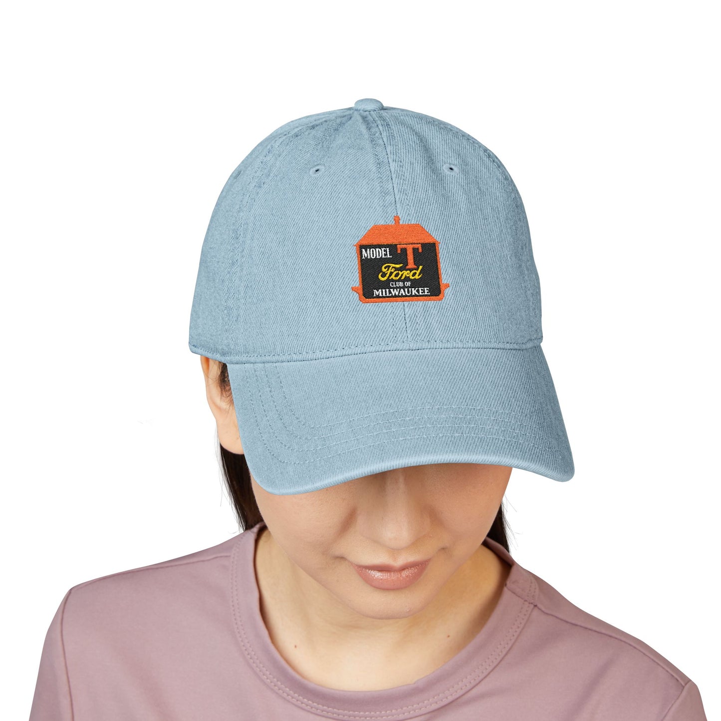 Greater Milwaukee Model T Ford Club Embroidered Denim Hat — Logo Cap