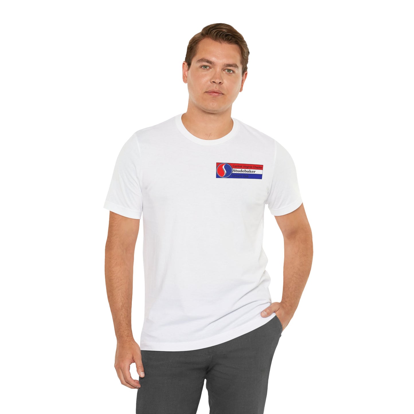 Central Virginia Chapter Studebaker Drivers Club - Unisex Jersey Short Sleeve Tee