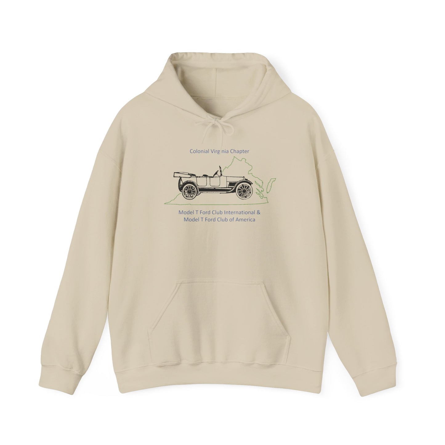 Colonial Virginia Chapter Hoodie (screen printed)