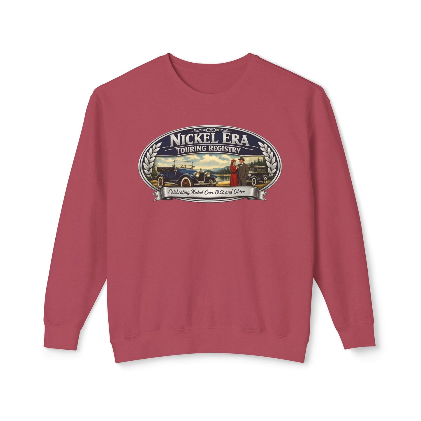 Nickel Era Touring Registry Retro Crewneck Lightweight Sweatshirt