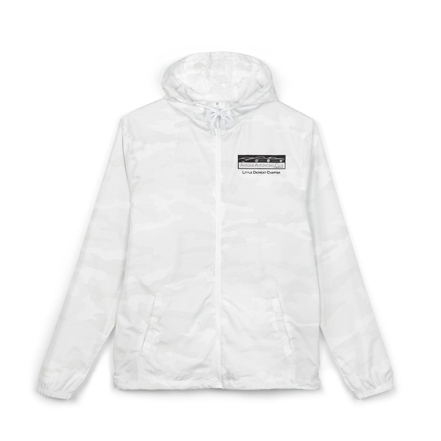 Little Detroit Chapter AACA Windbreaker Jacket — Front and Back Logos