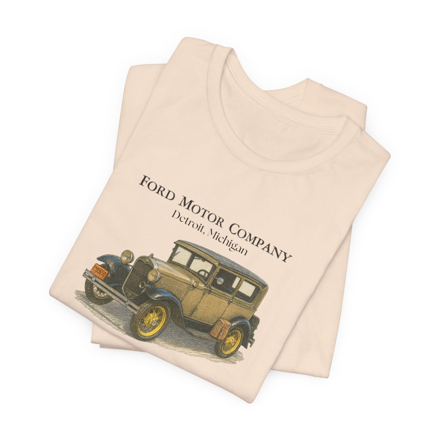 1931 Model A Ford Tudor Sedan T‑Shirt — Classic Ford Motor Company Car Tee