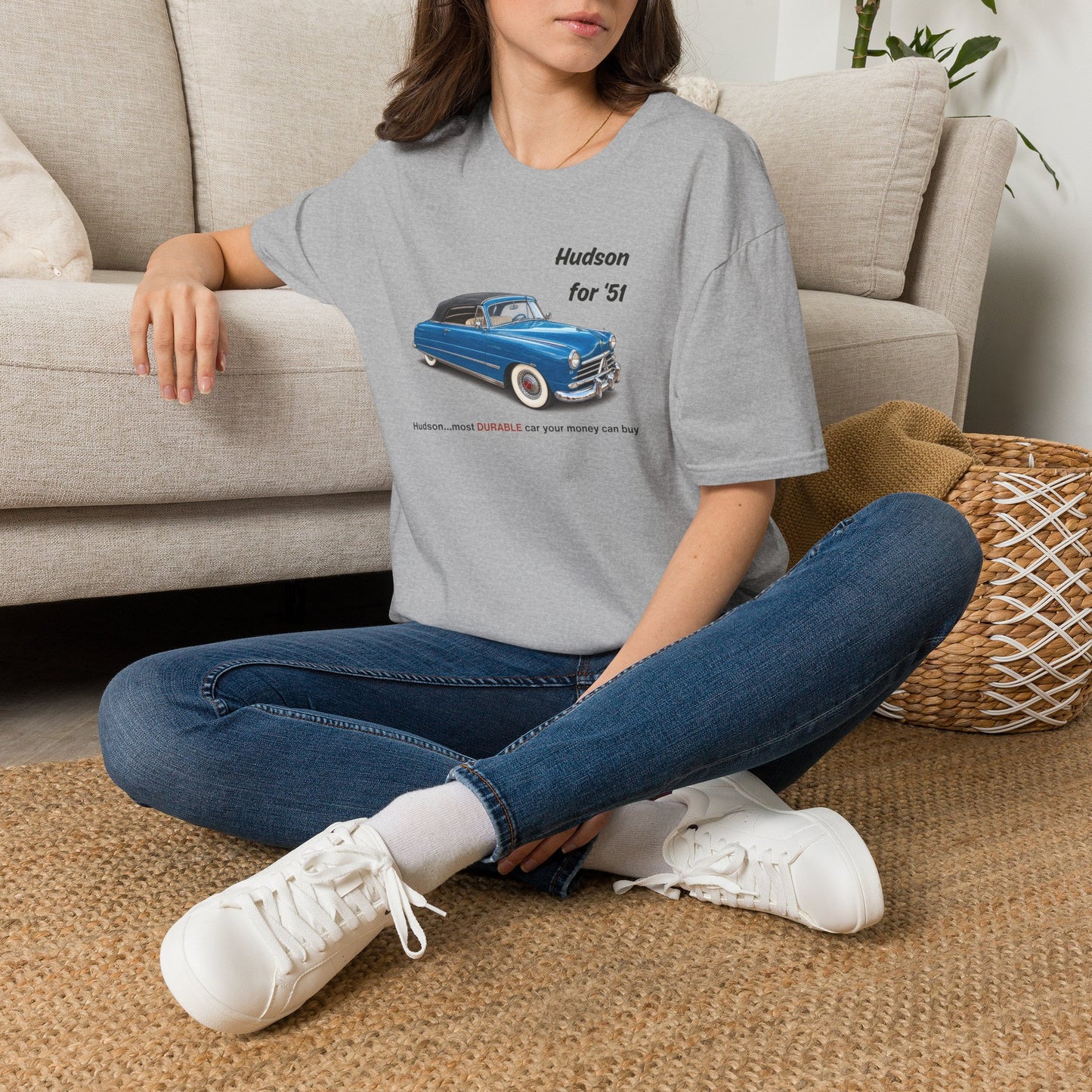 Hudson '51 Classic Car Tee – Unisex Softstyle T-Shirt