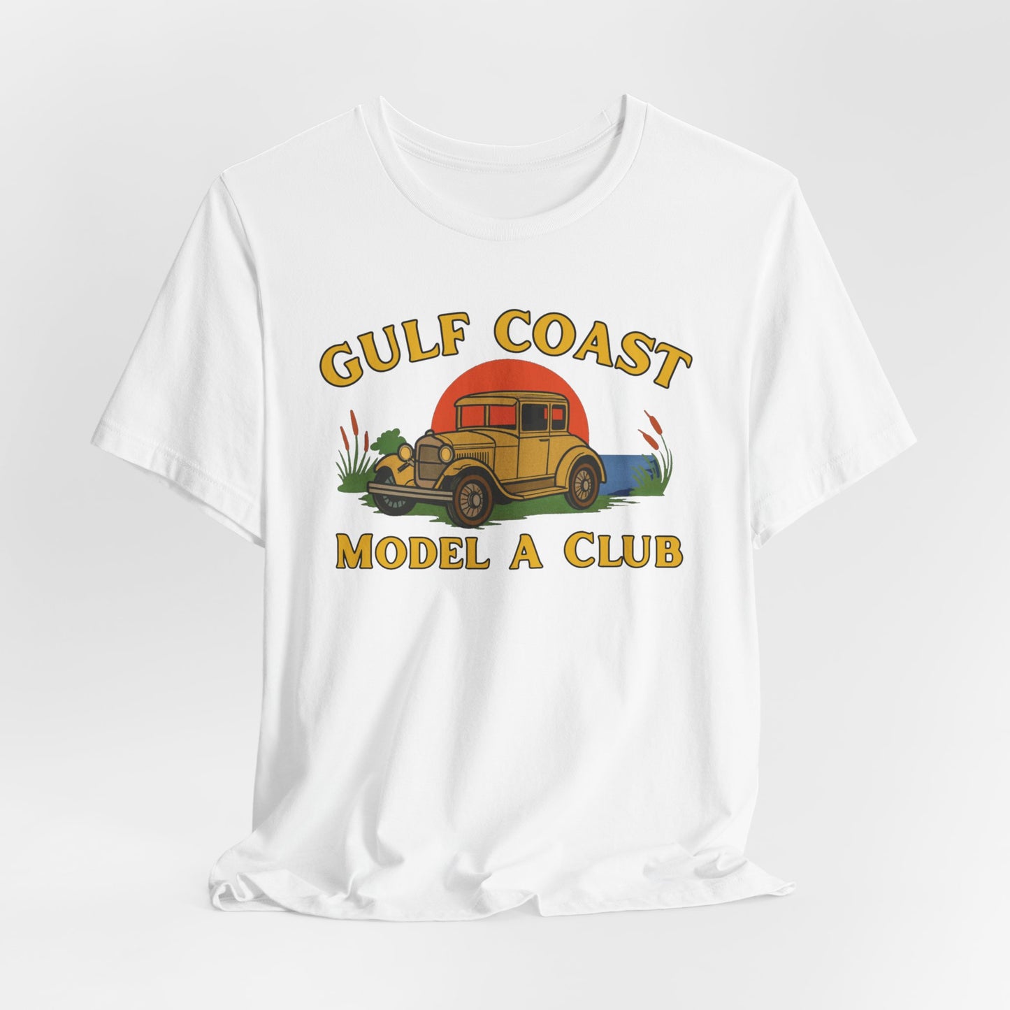 Gulf Coast Model A Club Tee — Vintage Car Graphic T-Shirt