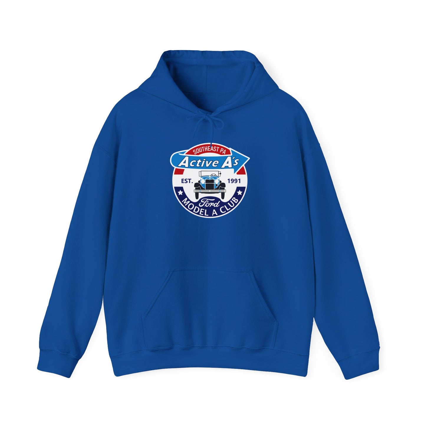 Active A's Model A Club Hoodie – Vintage Ford Model A Car Enthusiast Sweatshirt