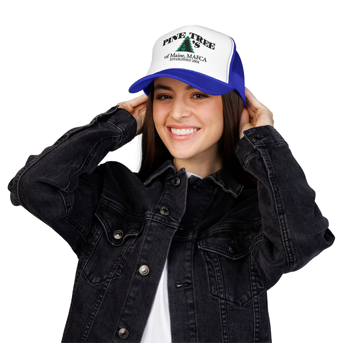 Pine Tree A's of Maine, MAFCA Foam Printed Trucker Hat