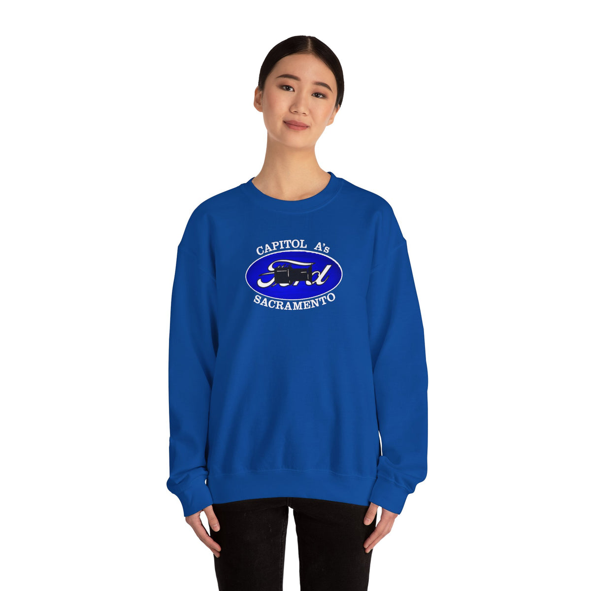 Capitol A's (front print) Unisex Heavy Blend™ Crewneck Sweatshirt