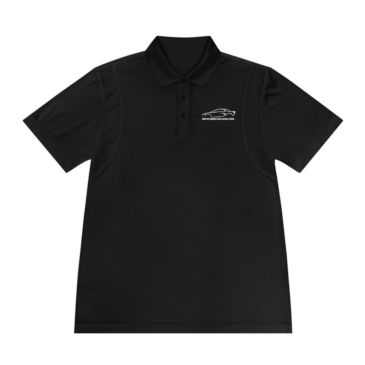 North Idaho Corvette Club Performance Polo with Front and Back Logos