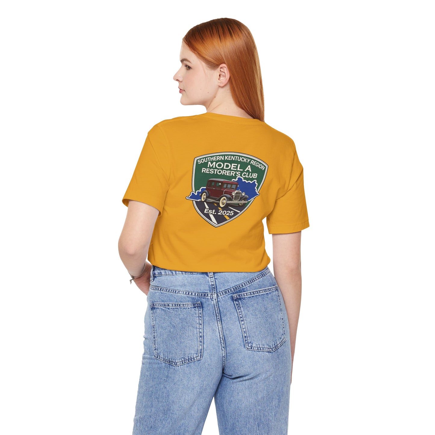 Southern Kentucky Region Model A Restorer's Club T‑Shirt — Front and Back Logos Unisex Jersey Short Sleeve Tee