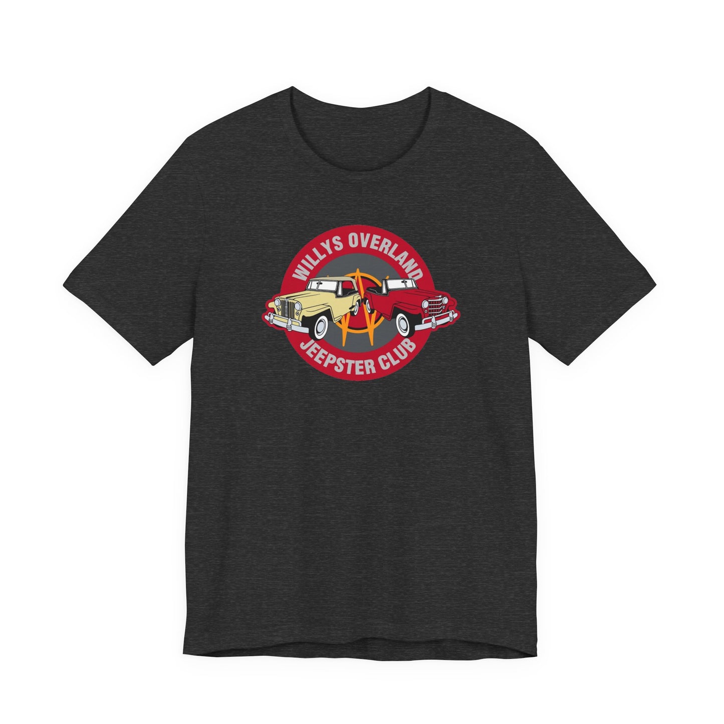 Willys Overland Jeepster Club T-Shirt - Unisex Jersey Short Sleeve Tee