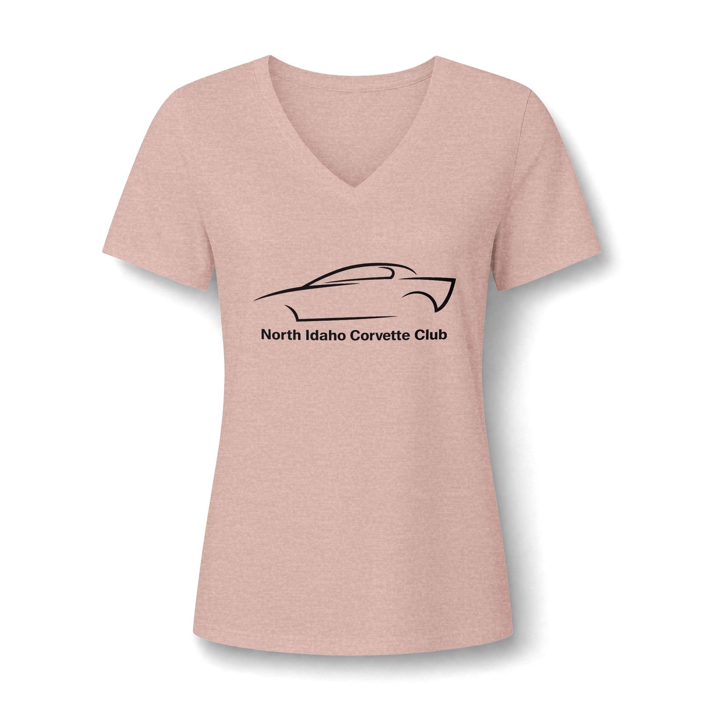 North Idaho Corvette Club Women's V-Neck Tee