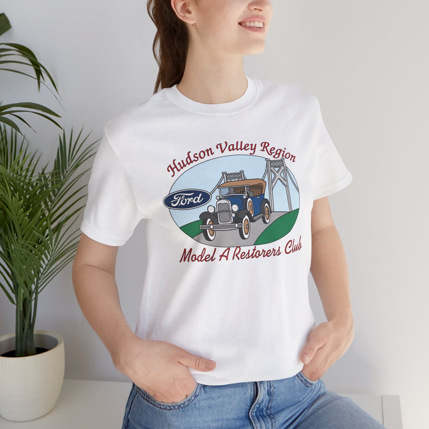 Hudson Valley Region Model A Restorers Club T‑Shirt — Hudson Valley Region Vintage Ford Tee