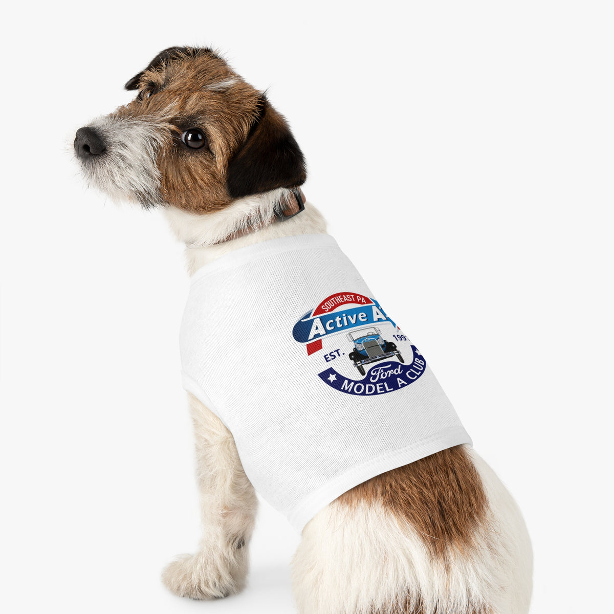 Active A's Ford Model A Club Logo Dog Shirt