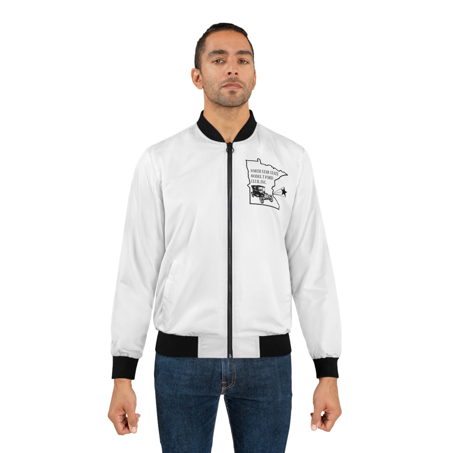 North Star State Model T Ford Club, Inc. Men's Bomber Jacket (AOP)