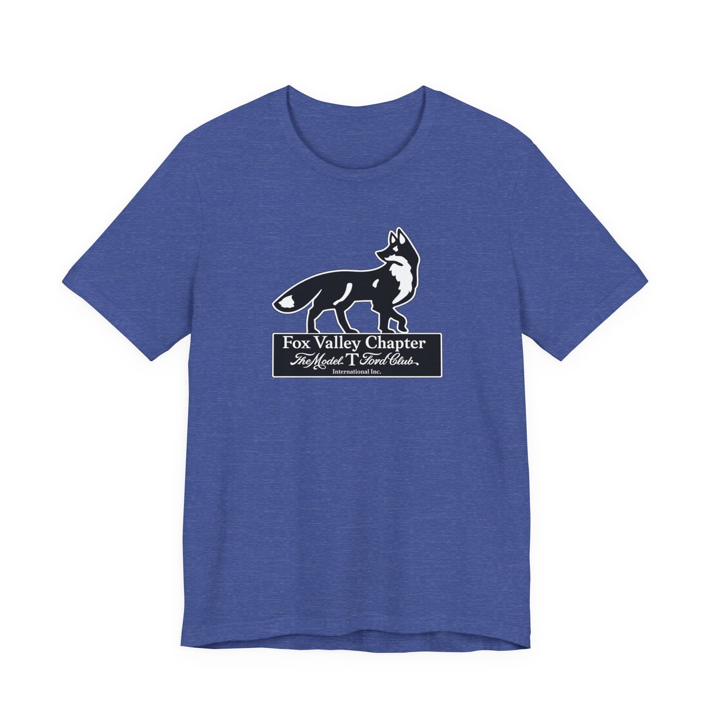 Fox Valley Chapter Model T Ford Club Tee — Vintage Fox Logo Short Sleeve T-Shirt