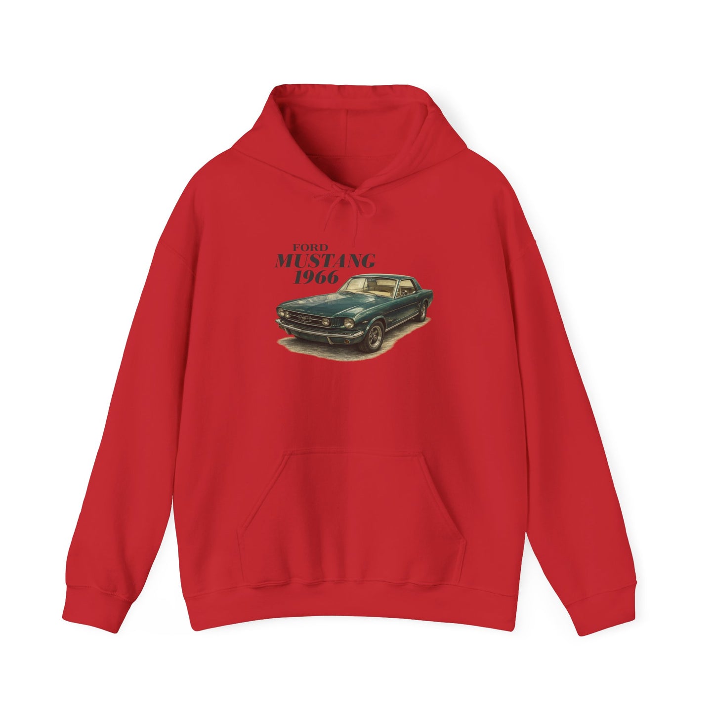 1966 Ford Mustang Vintage Car Hoodie — (Rick C)