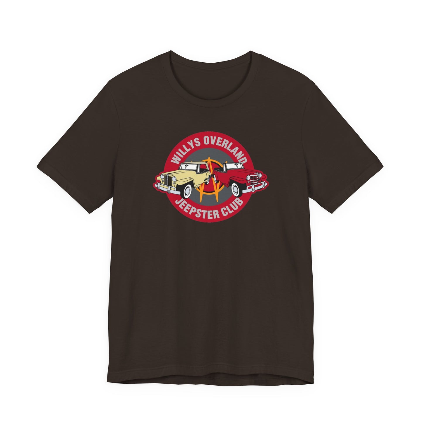 Willys Overland Jeepster Club T-Shirt - Unisex Jersey Short Sleeve Tee