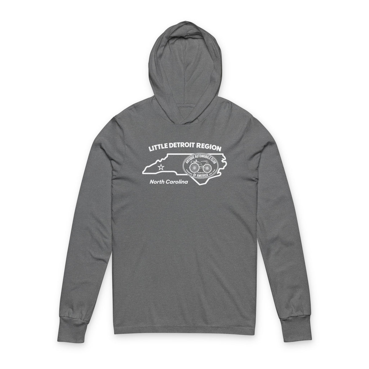 Little Detroit Region AACA Hooded Long Sleeve Tee
