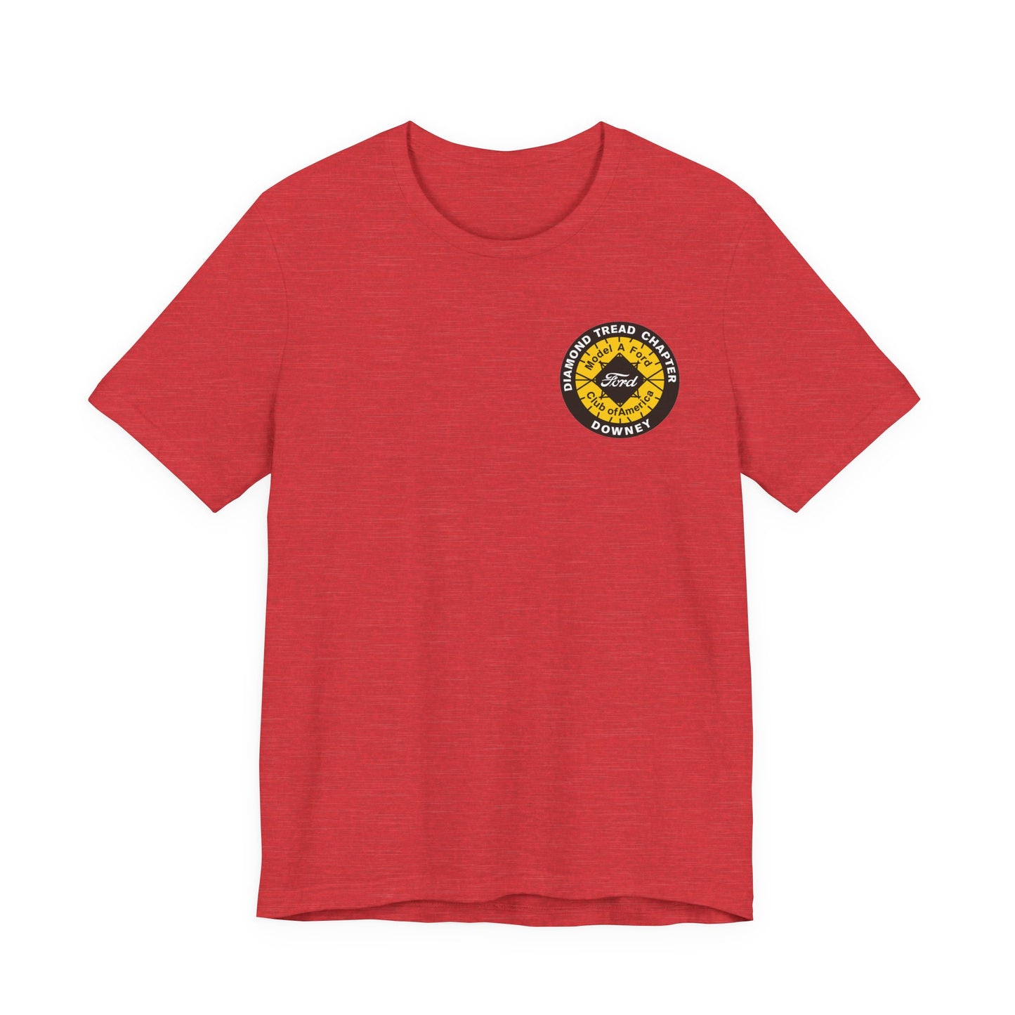 Diamond Tread Chapter Downey T‑Shirt - Small Front Logo Only