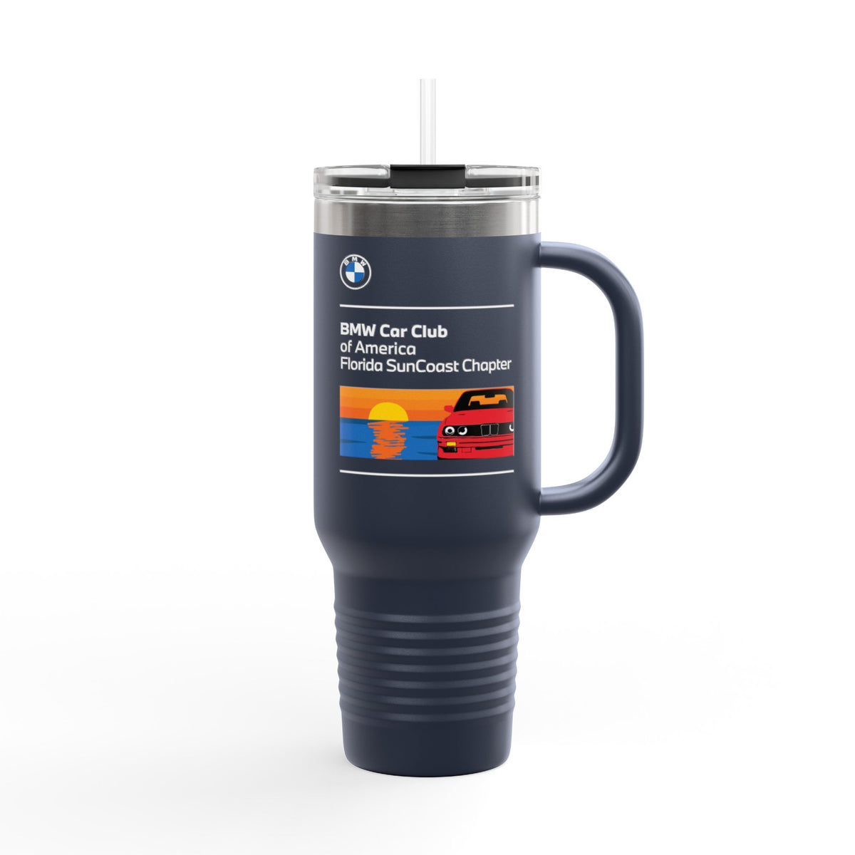 BMW Car Club of America Florida SunCoast Chapter 40 oz. Travel Mug