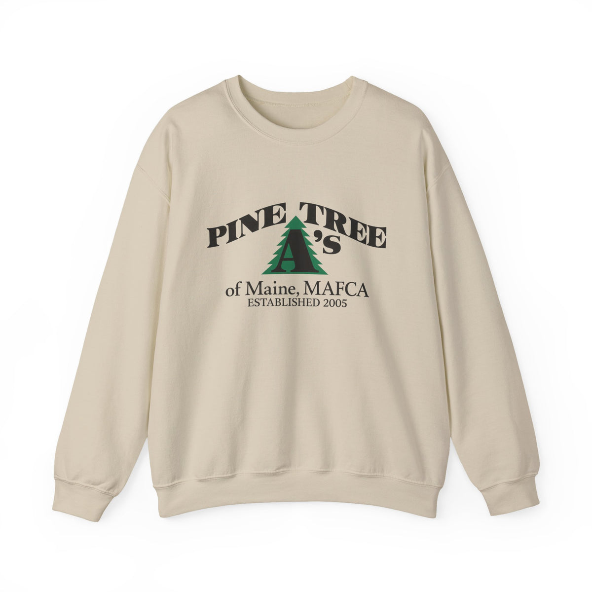 Pine Tree A's of Maine, MAFCA — Unisex Heavy Blend™ Crewneck Sweatshirt