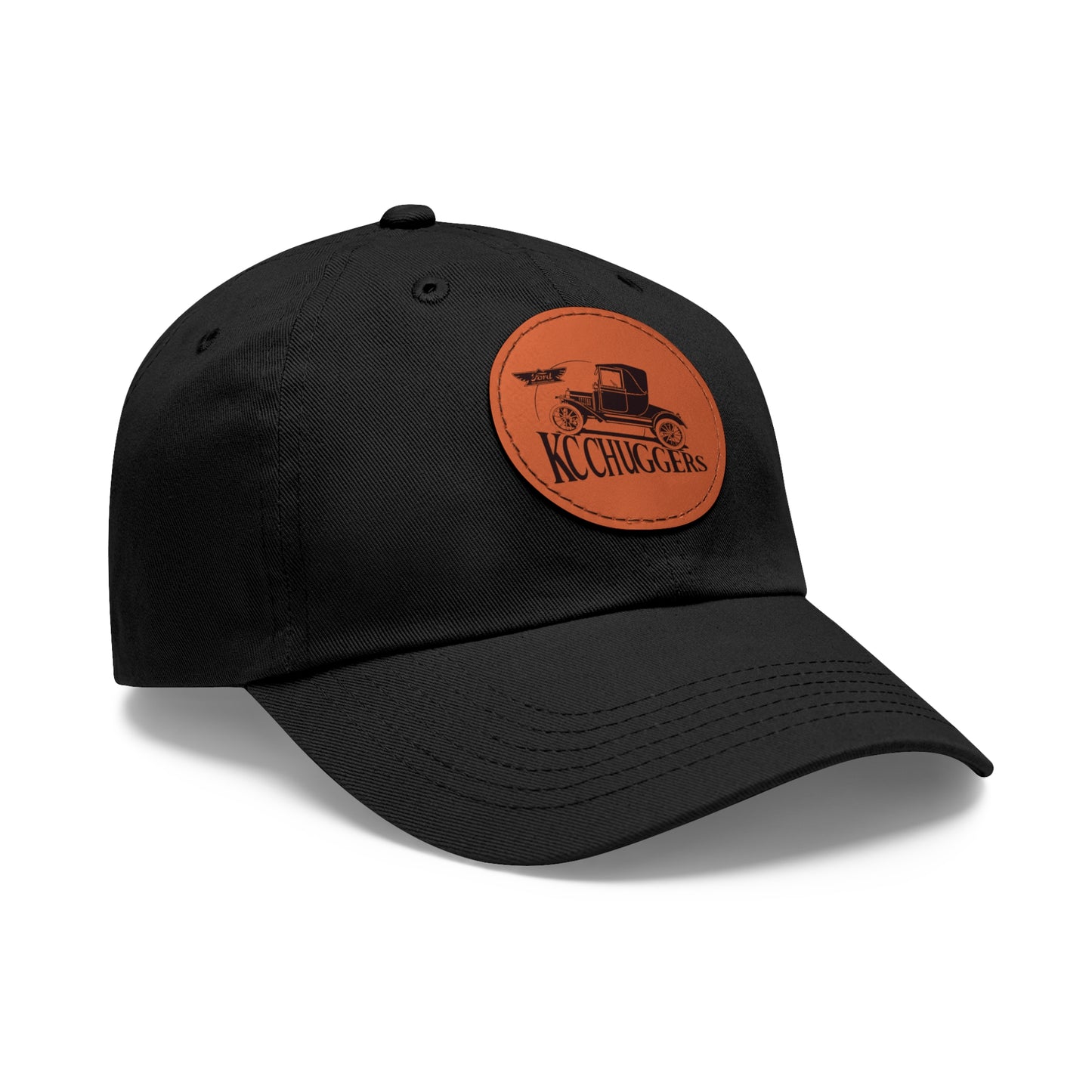 KC Chuggers Dad Hat with Leather Patch (Round)