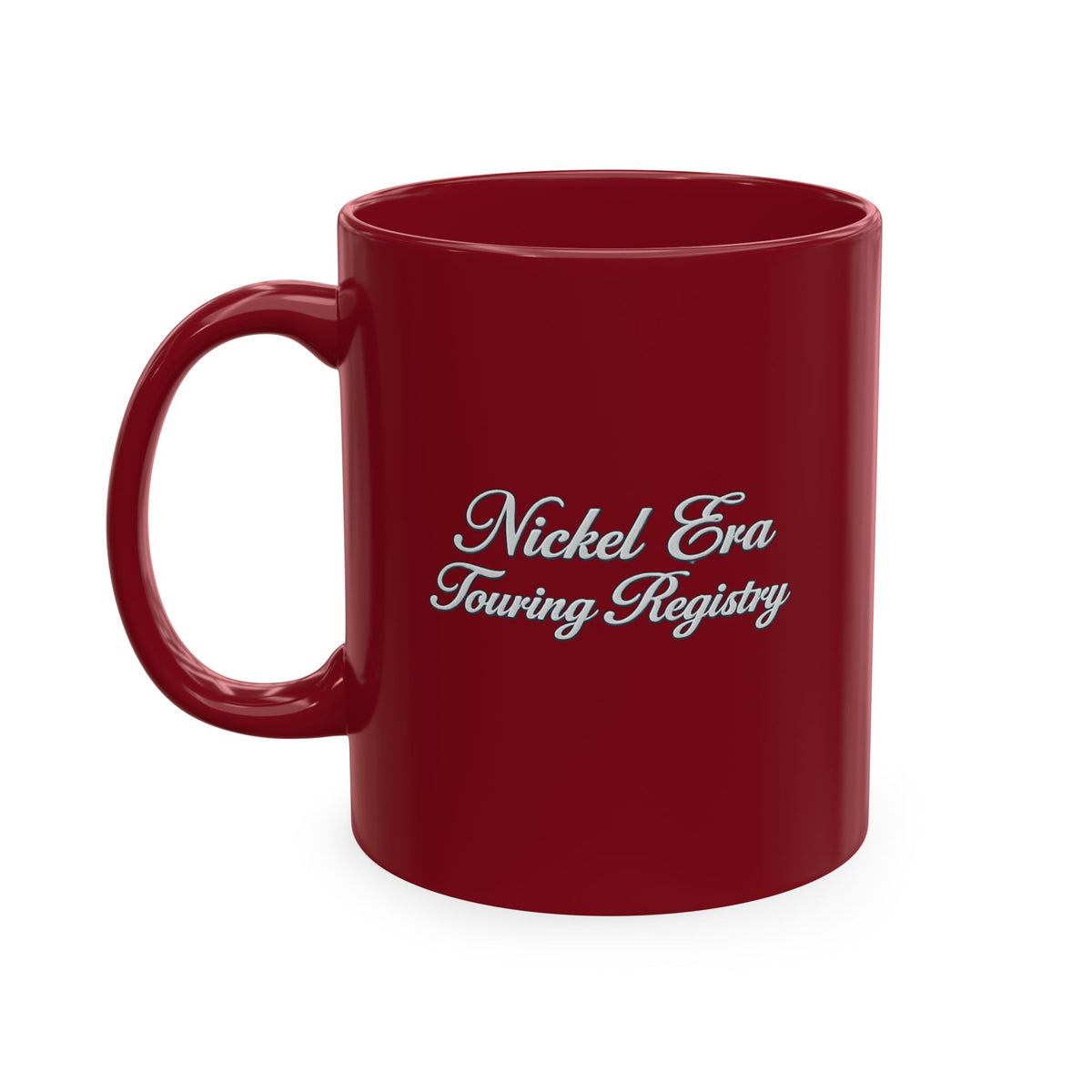Nickel Era Touring Registry - Vintage Script Coffee Cup