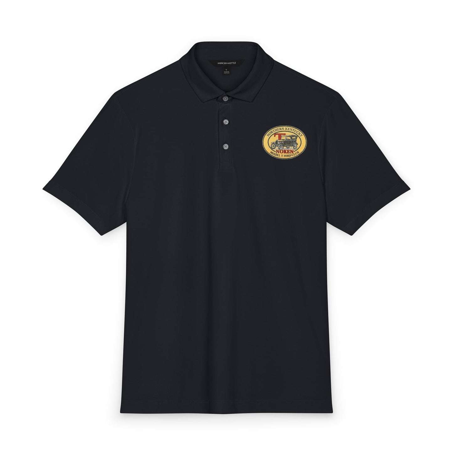 NoKen Model T Car Club Polo Shirt — Classic Men's Stretch Jersey