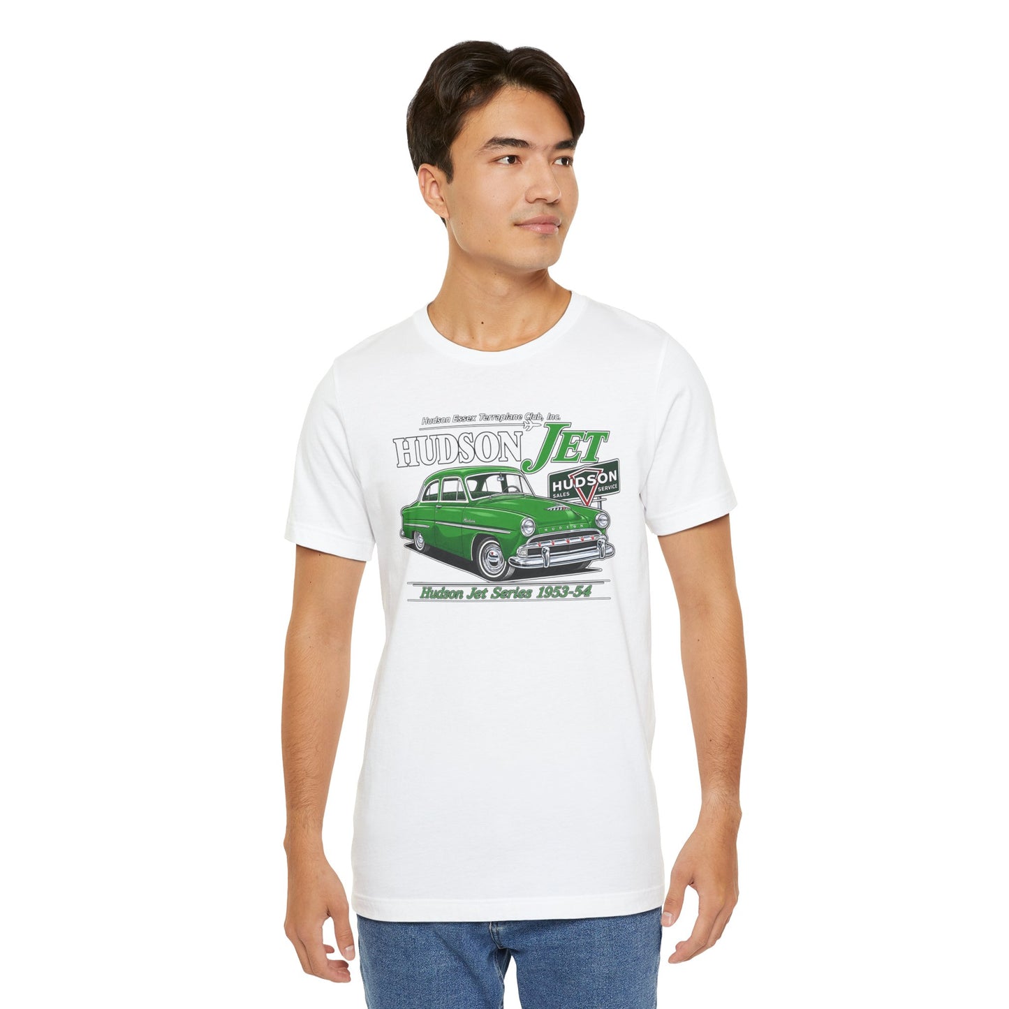 Hudson Essex Terraplane Club — Hudson Jet Classic Car T-Shirt  Vintage 1953–54