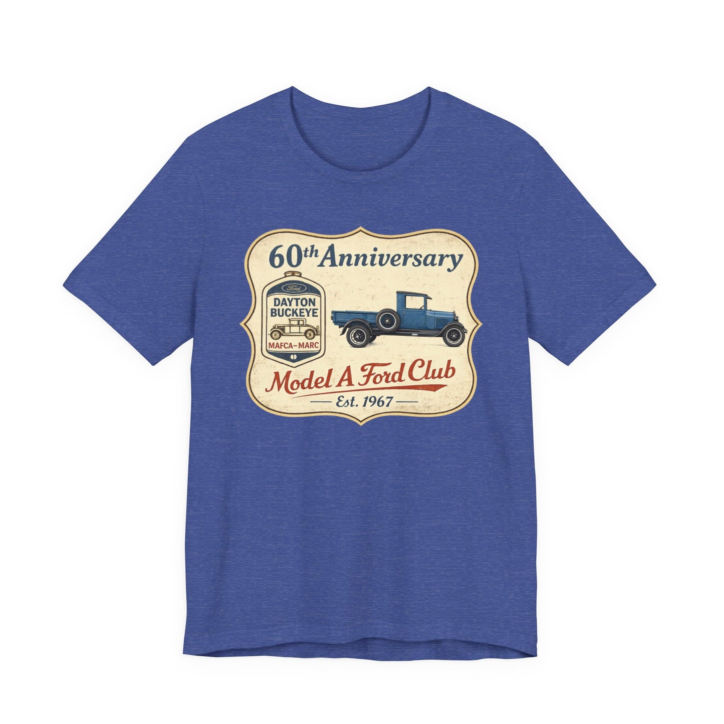 Dayton Buckeye Model A Ford Club 60th Anniversary Tee (RBS)