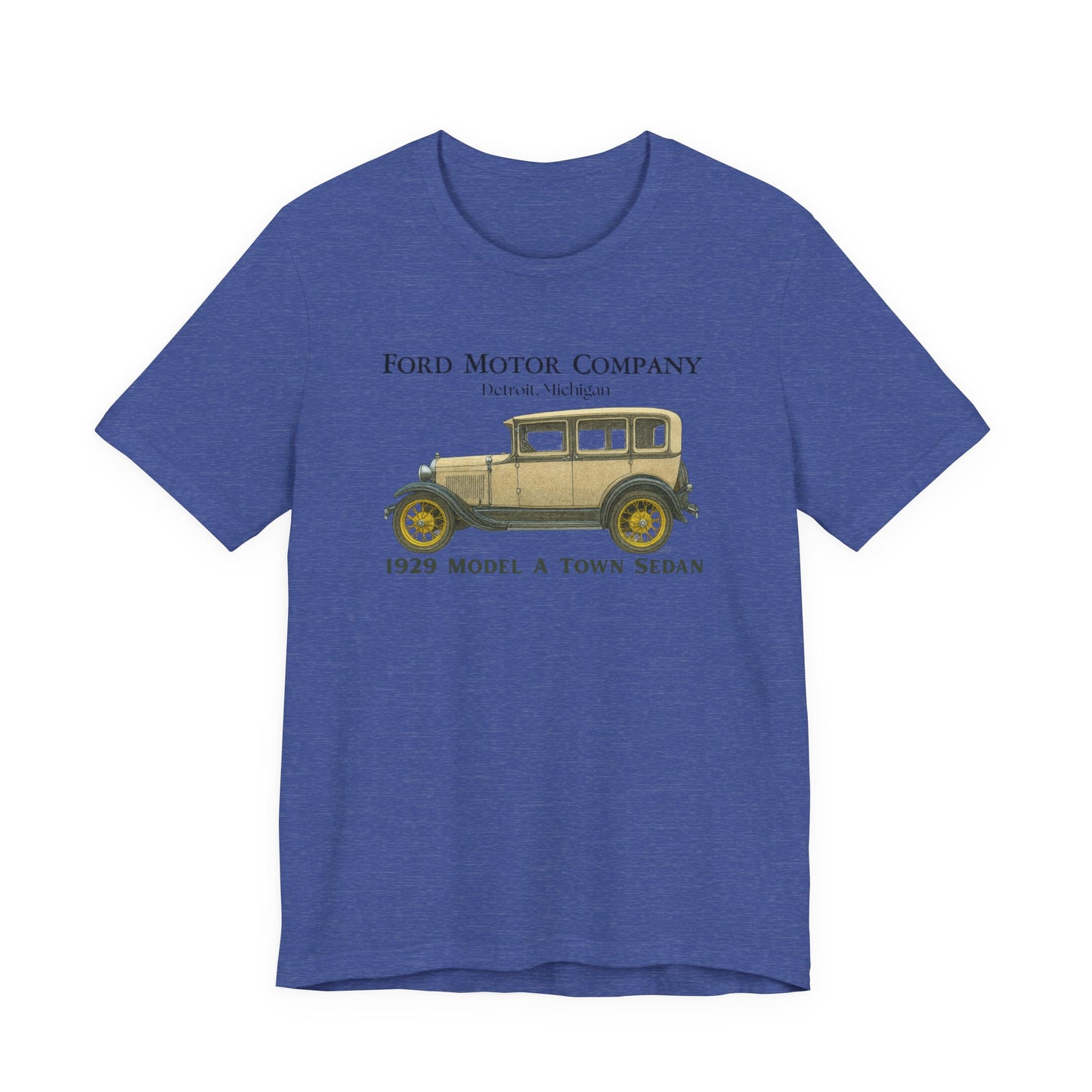 1929 Ford Model A Town Sedan T-Shirt – Classic Car Tee