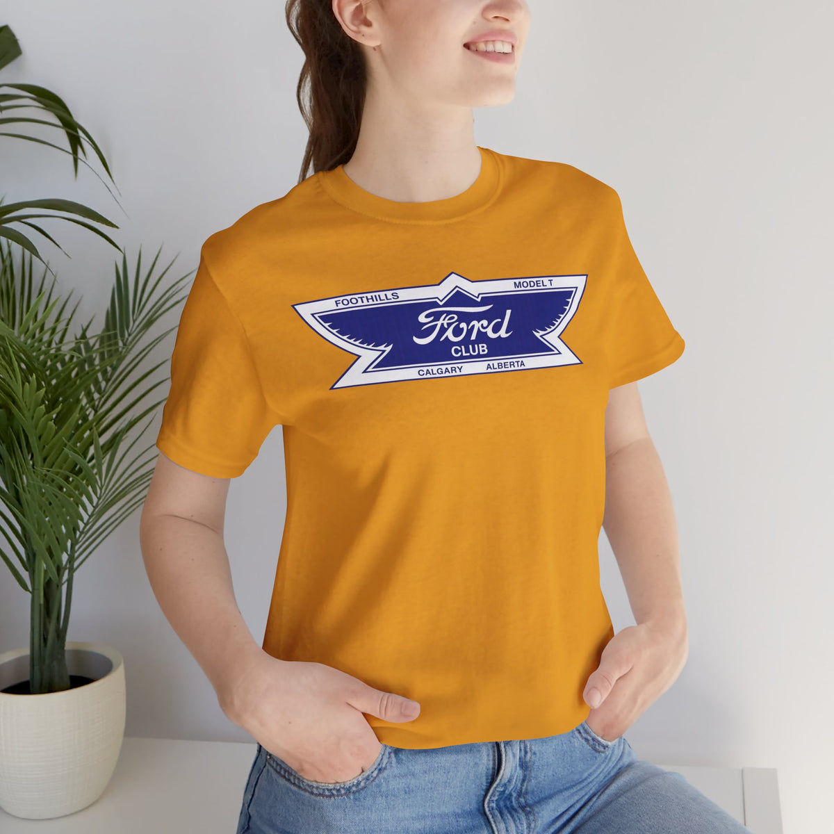 Foothills Model T Club Unisex Soft Tee -  Large Chest Logo