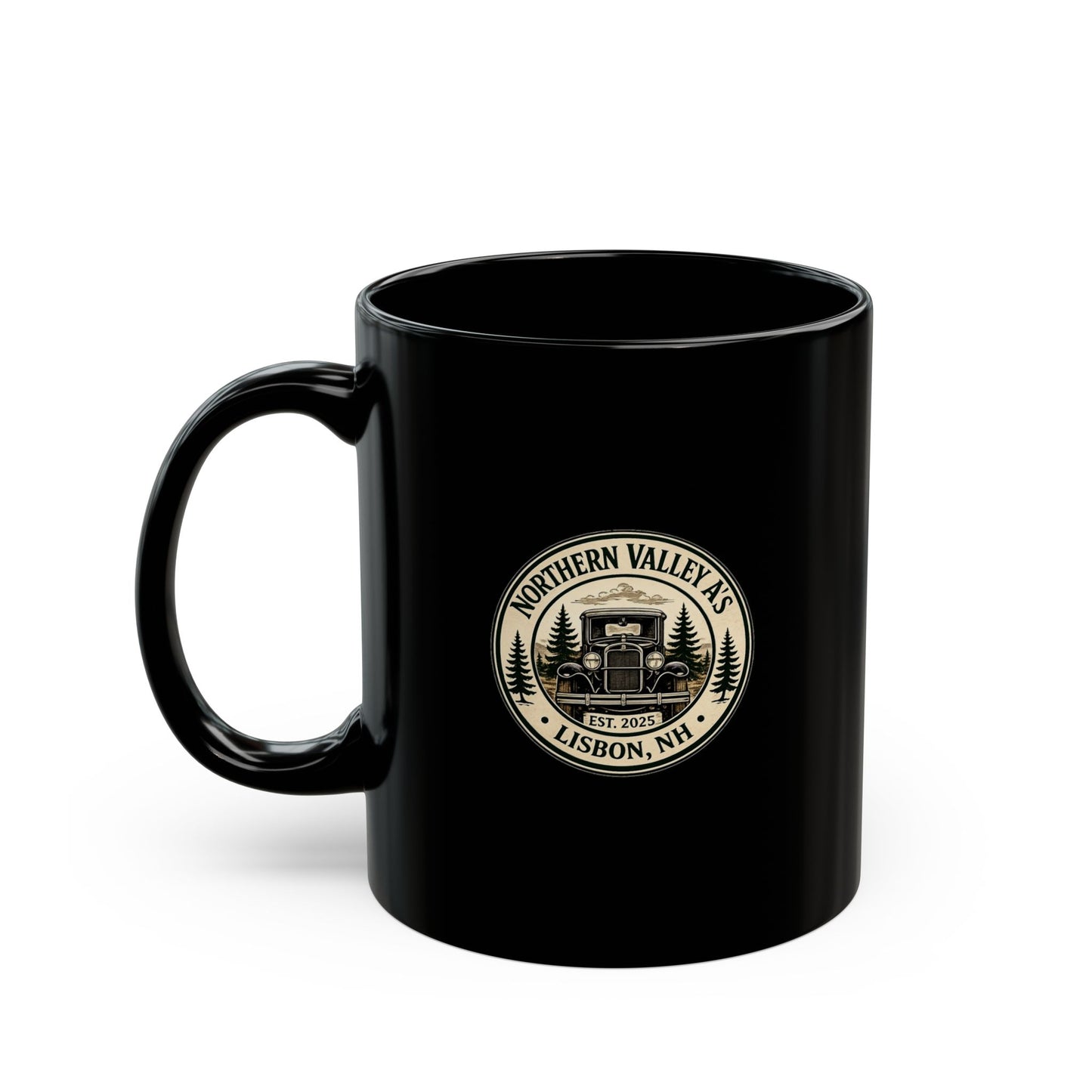 Northern Valley A's Lisbon, NH — Black Mug (11oz & 15oz)