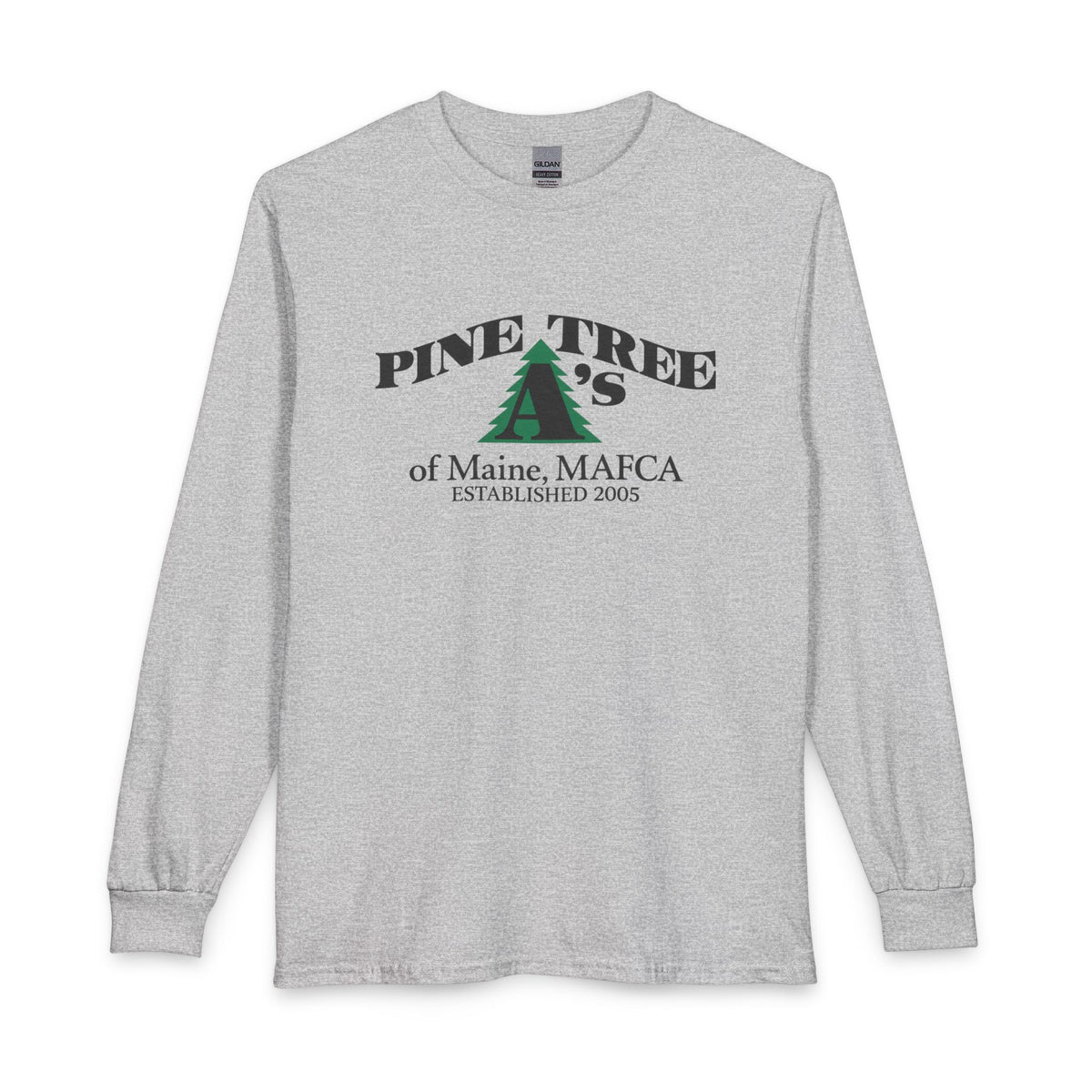 Pine Tree A's of Maine, MAFCA - Unisex Long Sleeve T-Shirt