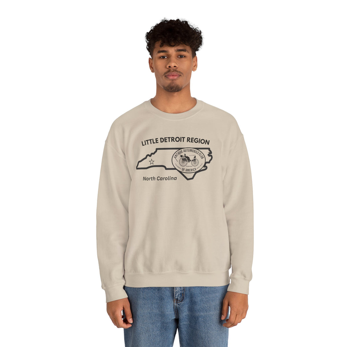 Little Detroit Region North Carolina Unisex Heavy Blend™ Crewneck Sweatshirt
