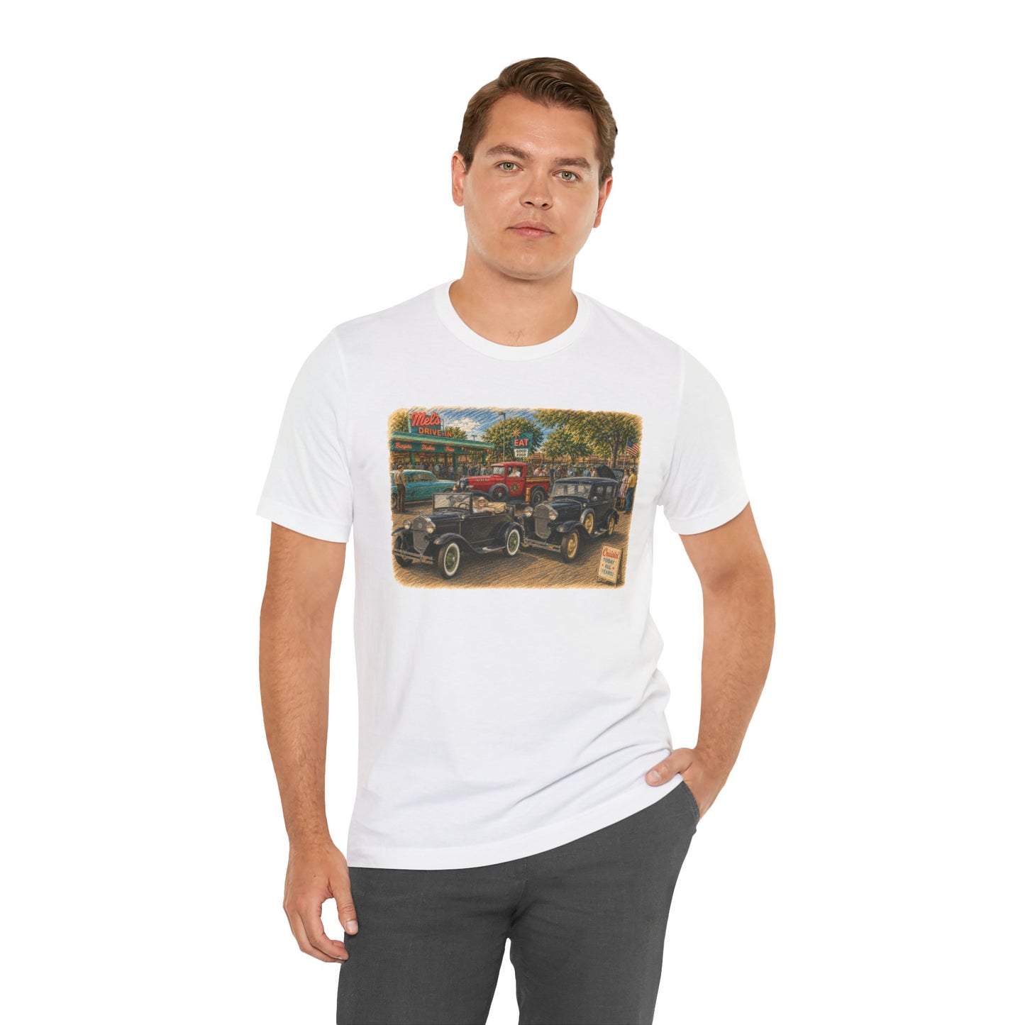 Mel's Drive-In (LTG) - Unisex Jersey Short Sleeve Tee