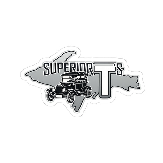 Superior T’s Vintage Car Kiss-Cut Sticker