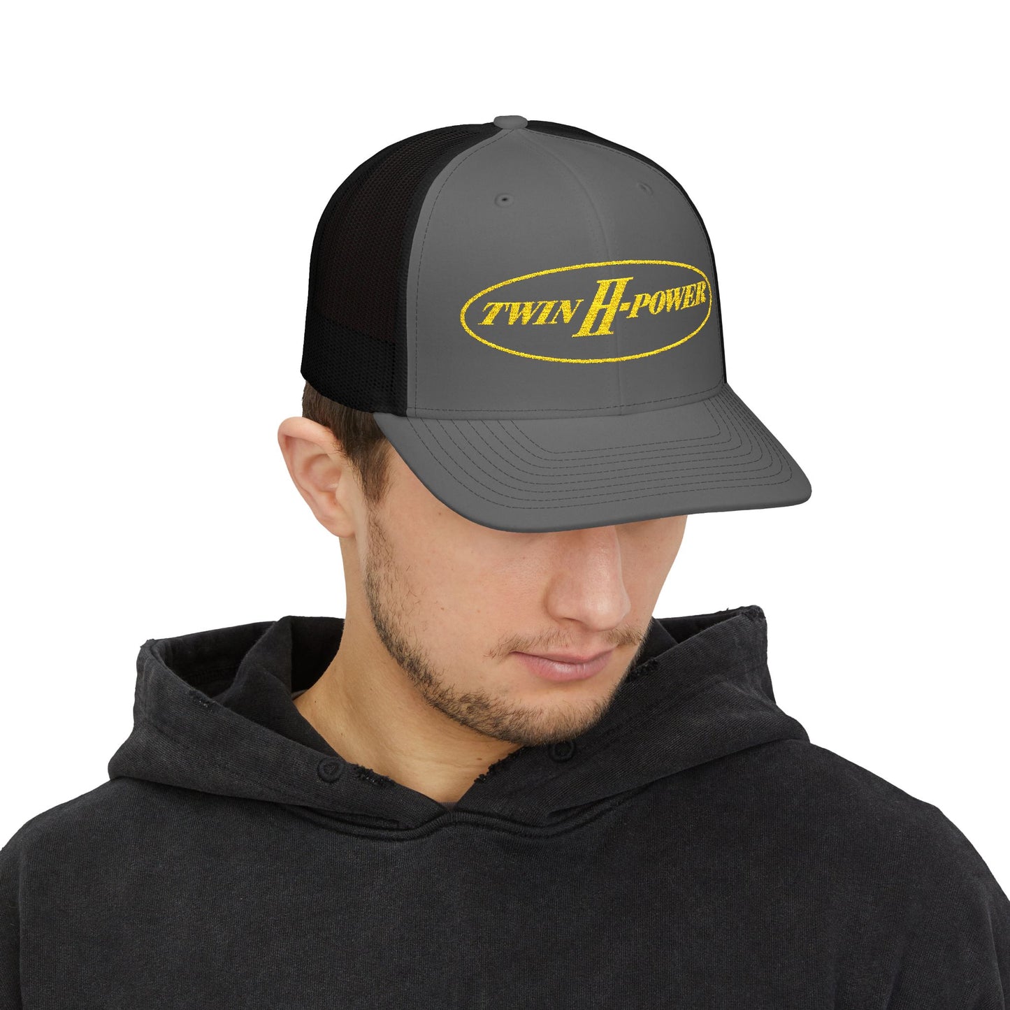 Twin H-Power Embroidered Richardson 112 Trucker Cap