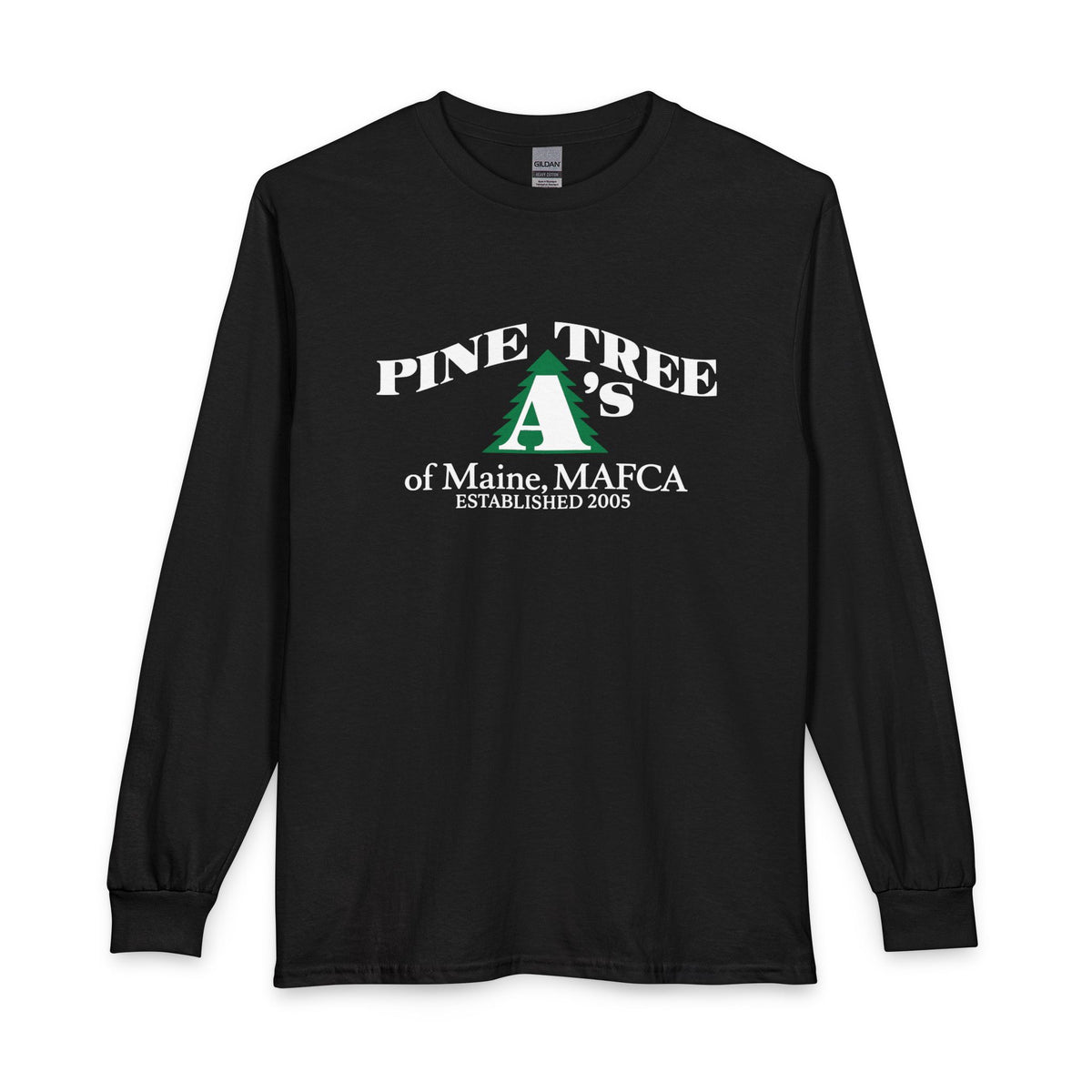 Pine Tree A's of Maine, MAFCA - Unisex Long Sleeve T-Shirt