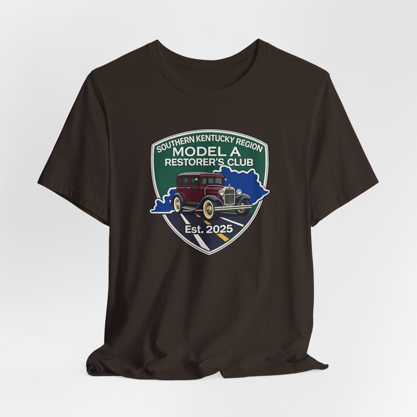 Southern Kentucky Region Model A Restorer's Club T-Shirt — Southern Kentucky Region Est. 2025