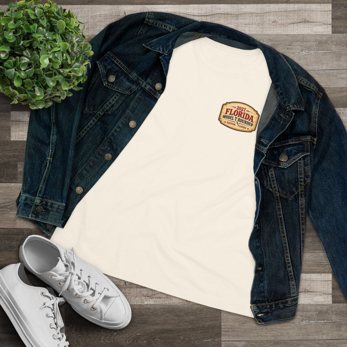 Florida Model T Roundup 2027 Women's Cotton Tee