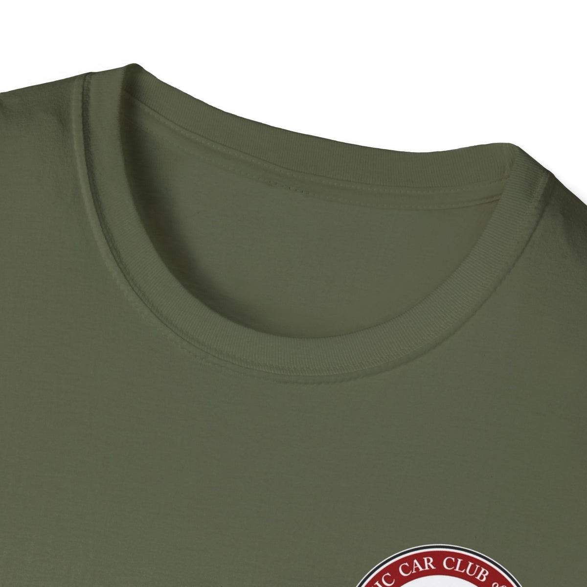 Classic Car Club of America Greater Illinois Region — Unisex Softstyle T-Shirt Front and Back Logos