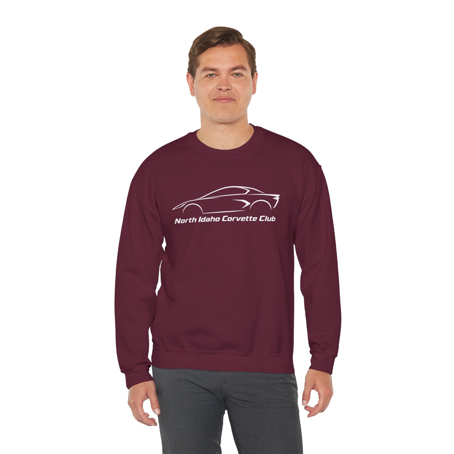North Idaho Corvette Club Unisex Heavy Blend™ Crewneck Sweatshirt