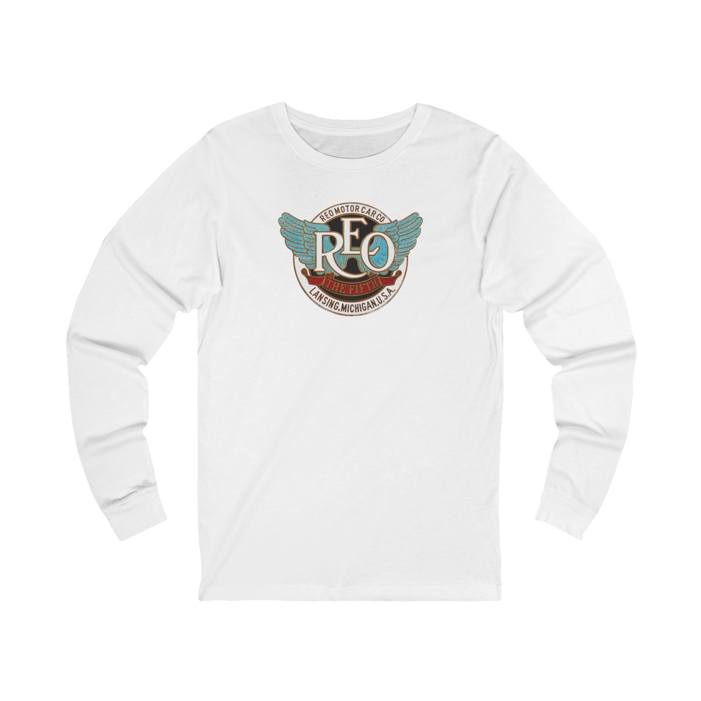 REO The Fifth 1912-1919 Vintage Logo Long Sleeve Tee