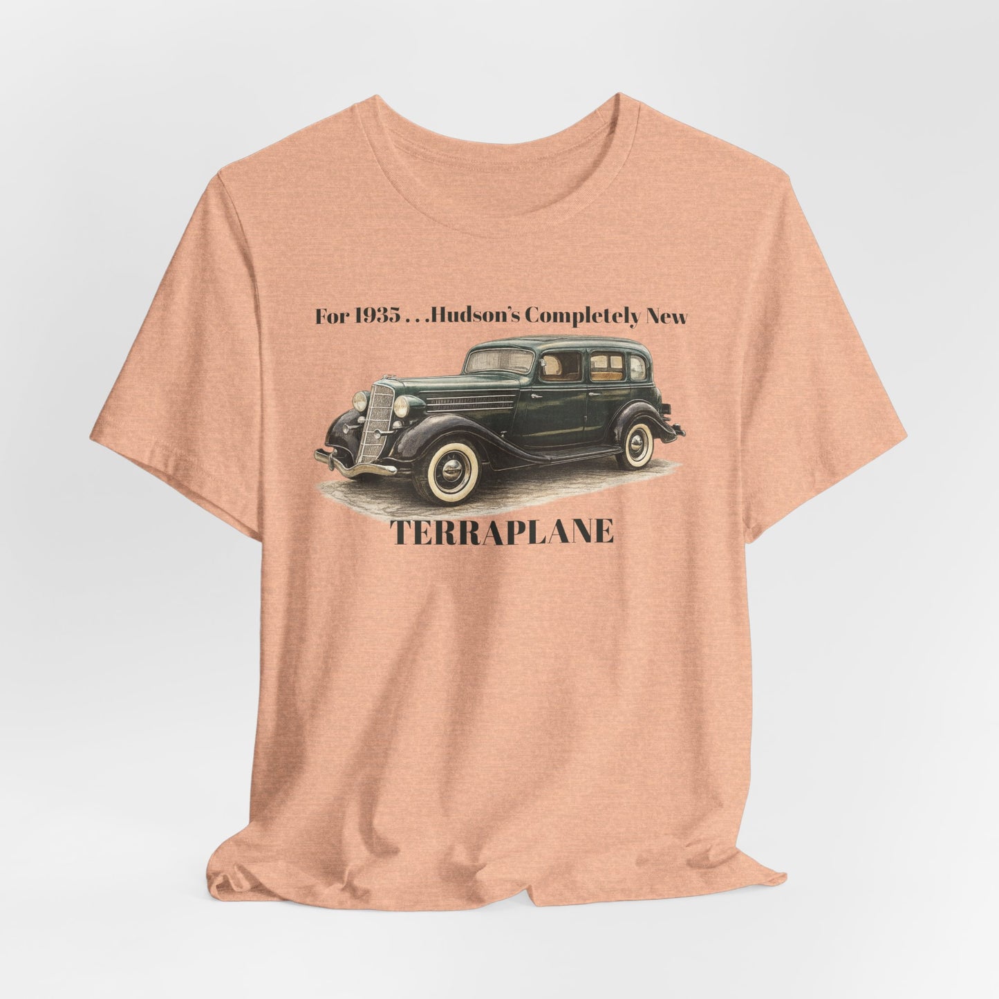 1935 Hudson Terraplane Classic Auto T‑Shirt Tee – Unisex Jersey Short Sleeve Tee (BJ)